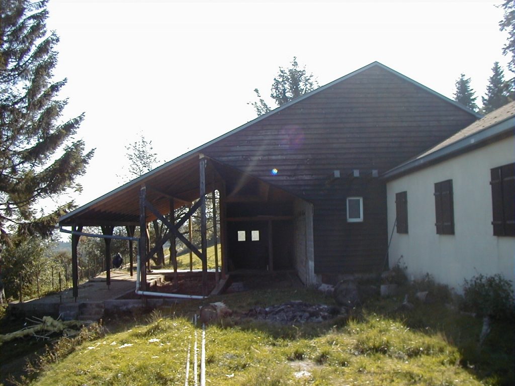 Die Skihütte am Schnepfenried