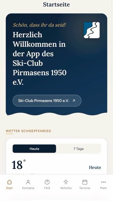 Wir freuen uns euch die SKICLUB PIRMASENS 1950 EV. Webapp vorstellen zu können 👩💻❤️🎿. Unter app.ski-club-ps.de findet ihr alle aktuellen News, Veranstaltungen und Infos/ Buchungsmöglichkeiten zu unserer Skihütte auf dem Schnepfenried 🥰🚀